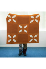 CLOVER CHECKER BLANKET / ORANGE (6660025417846)