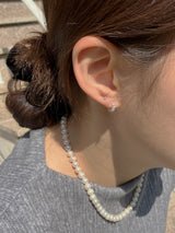 [92.5silver] モードチェーンワンタッチピアス