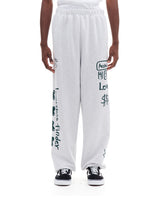 DOODLE SWEAT PANTS (LIGHT GRAY)