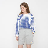フラワードットロゴスマイルスウェットショートパンツ/[UNISEX] Flower Dotted Logo Smile Sweat Shorts