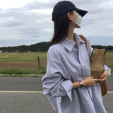 [BELLIDE MADE] オックスフォードストライプボーイフィットシャツ