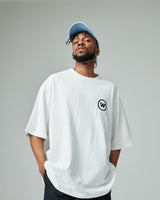 I Diff Logo Oversize T-shirts (White) (6555049459830)