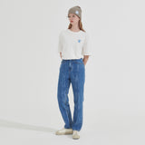 クラックウォッシングデニムパンツ/Crack Washing Denim Pants _ Light Blue