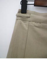 プリーツストリングラップスカート / Pleated string wrap skirt (2color)