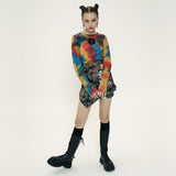 Tie-dye Cupid Knit [Rainbow] (6592682786934)