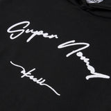 SuperNomal balloon over fleece hoody BLACK
