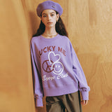 EYEYE LUCKY ME EMOJI SWEATSHIRT_LAVENDER (EEOO3WSR04W) (6622906744950)