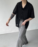 SIXレイワイドデニムジーンズ / SI X-ray wide denim Jeans