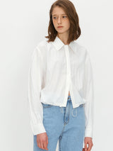 ラウンドスリーブシャツ / Round sleeve shirts - Off white