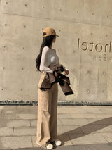 [BELLIDE MADE] Colorful Cotton Cargo Pants