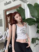 Font Unek Sleeveless Top