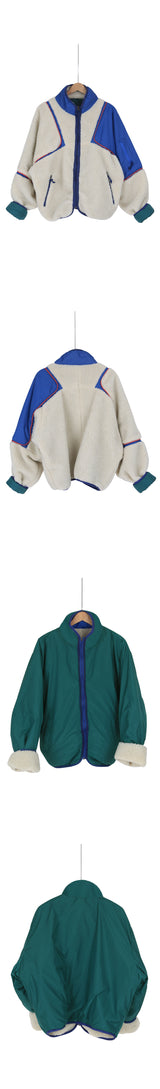 reversible wool colored jumper