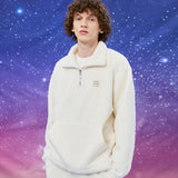 ハーフジップアップボウクルフリースアノラック / Half zipup boucle fleece anorak