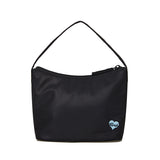 チェリーサテンホットフィックスミニハンドバッグ / CHERRY SATIN HOTFIX MINI HANDBAG [BLACK]