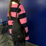 [Bellide made] Stripe Long Sleeve T-shirt