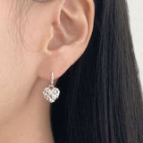 Cushion Heart Earrings