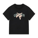 リボンバレリーナロゴスリムショートスリーブTシャツ/Ribbon Ballerina Logo Slim Short Sleeve Tee