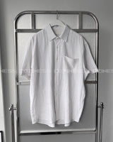 リネンバイオショートスリーブシャツ / UN275 Linen Bio Short-Sleeved Shirt (4 colors)