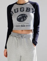 ラグビークロップTシャツ / Rugby Crop T-shirt