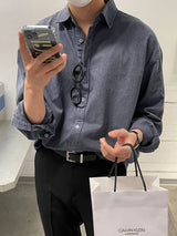 Wonder Oversized Fit Pigment Shirt (4 colors)