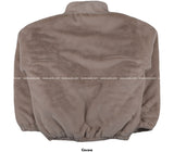 Pleddy Rabbit Fur Zip Up Jacket (5color) (6617705087094)