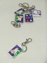 777 pony keyring