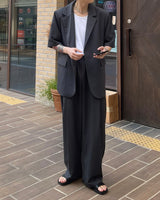 OW ツーボタン半袖ジャケット / OW Two Button Short-Sleeved Jacket (Set - Up / 3 colors)