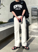 ニューヨークプリントTシャツ / [MADE]NEVERDOWHY NEWYORK PRINTING T-SHIRTS