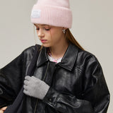 Fingerhole Touch Long Gloves