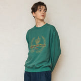 GHCリボンスウェットシャツ/GHC RIBBON SWEATSHIRT_VINTAGE GREEN