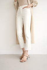 バンディングストレートパンツ / SOOTHING CREAM JEANS / BANDING STRAIGHT PANTS