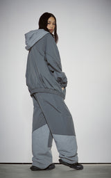 PIPPING MIX PANTS_GRAY