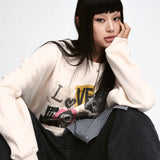 ラブレタースウェットシャツ/LOVE letter Sweatshirt [2 Color]