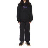 パープルリップフーディー / PURPLE LIP HOODIE black