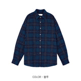 LMN Royal Semi Oversized Fit Check Shirt (3 colors)