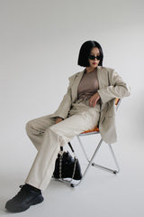 エンボレザージャケット/Embo Leather Jacket (2color)