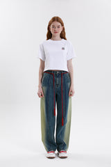 ティンウォッシュドワイドパンツ/TIN WASHED WIDE