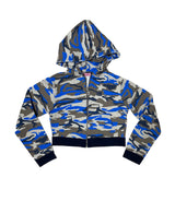 PNFメイド ビンテージウォッシングカーモフーディージップアップ / PNF made vintage washing camo hoodie zip up