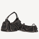 OUT POCKET BOSTON BAG LARGE