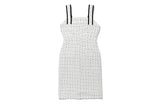 ピュアツイードドレス/PURE TWEED DRESS_WHITE
