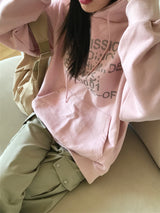 Poppy lettering hood T
