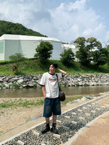カーボネートミックスハーフTシャツ / Carbonate mix half T-shirts 3color