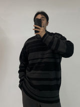 Lion Border Round Knit (3color)