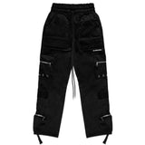TREZ MANTIUM CARGO PANTS - BLACK (6635597430902)