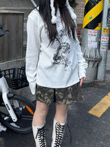 ポケットカモプリーツスカート / Pocket Camo Pleats Skirt