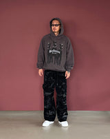 [UNISEX] ウォッシングコーデュロイカーゴジョガーワイドパンツ