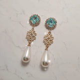 アクアマリンプリンセスピアス / Aquamarine Princess Piercing