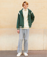 バーシティスタジャン/RCH varsity stadium Jacket green