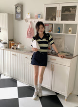 カジュアルデニムミニスカート