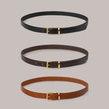 Simple Cowhide Belt - 3 Color